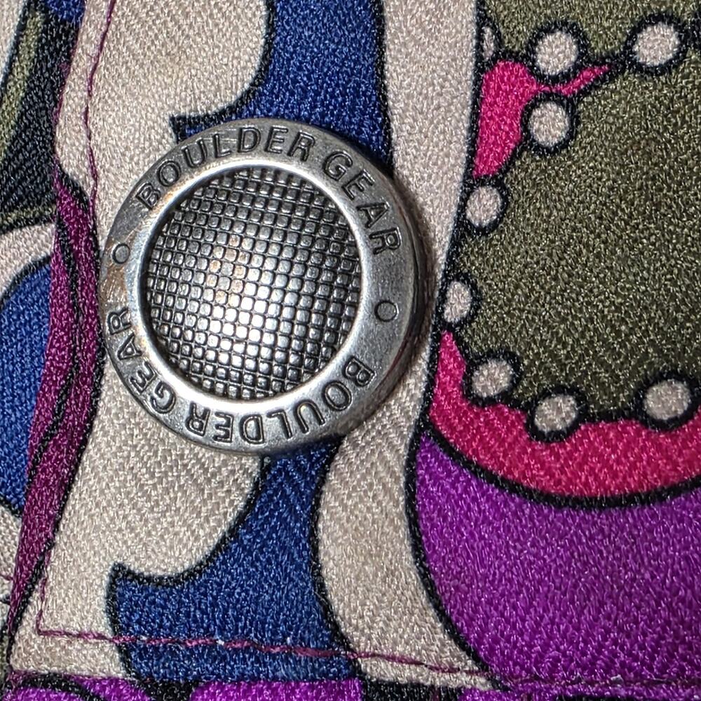 Boulder Gear Kids Psychedelic Snow Pants Retro Print, Youth Size Medium - Picture 3 of 7